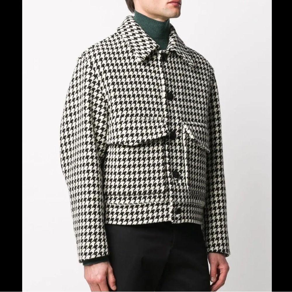 Ami alexandria mattiussi Houndstooth Boxy Fit Jacket - Picture 14 of 15